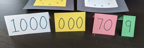 Place Value Table Tents & Blocks for Grades 2/3